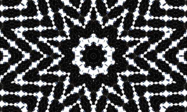 Black white geometric background. Ethnic pattern of the peoples of the East and Asia. Creative doodling style with swirls. Template for wallpaper, stained glass, presentations, textiles, coloring.
