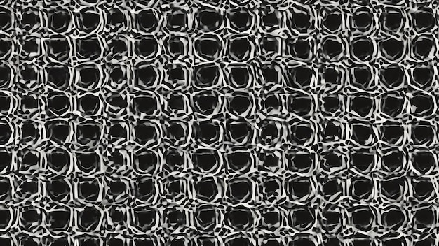 Black and white geometric pattern with a star pattern