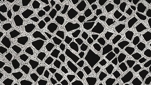 Photo a black and white geometric pattern with a white and black geometric pattern