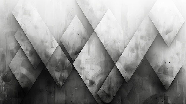 Foto disegno geometrico in bianco e nero