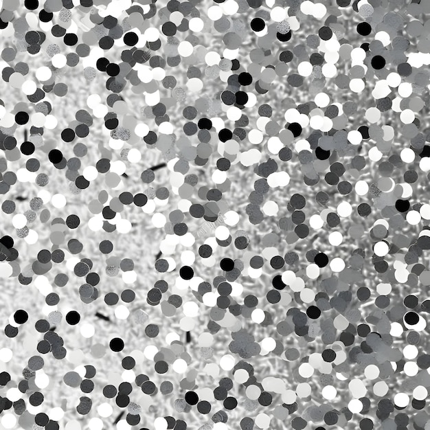 Black and white gray confetti as abstract background wallpaper banner texture design with pattern vector Dark background