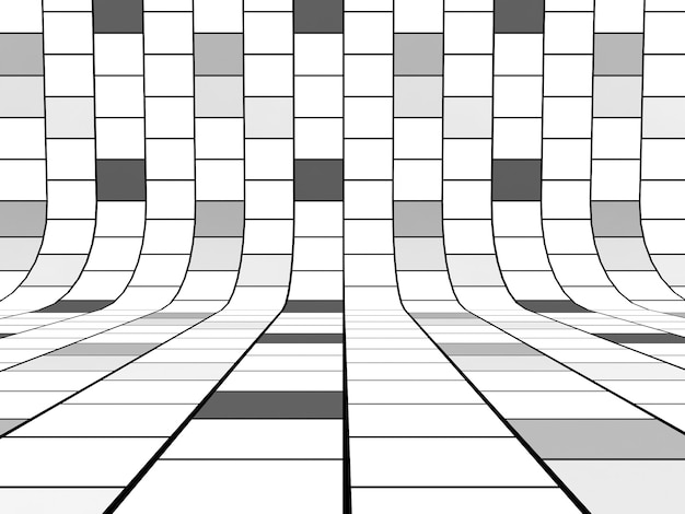 Foto sfondo di linee di griglia in bianco e nero