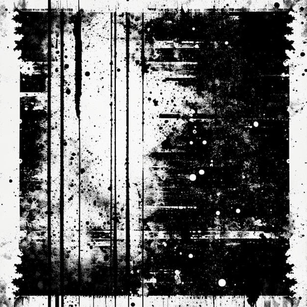 Black and white grunge distress overlay texture abstract surface dust and rough dirty wall