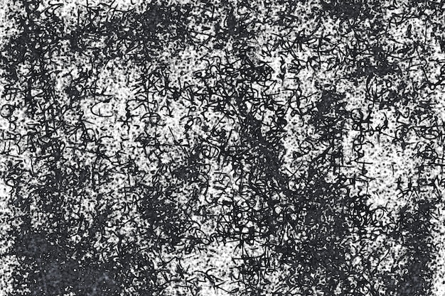 Photo black and white grunge distress overlay texture abstract surface dust and rough dirty wall