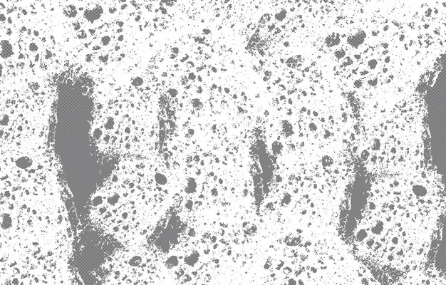 Черно-белый гранж Наложение текстуры бедствия Абстрактная поверхностная пыль и грубая грязная стена