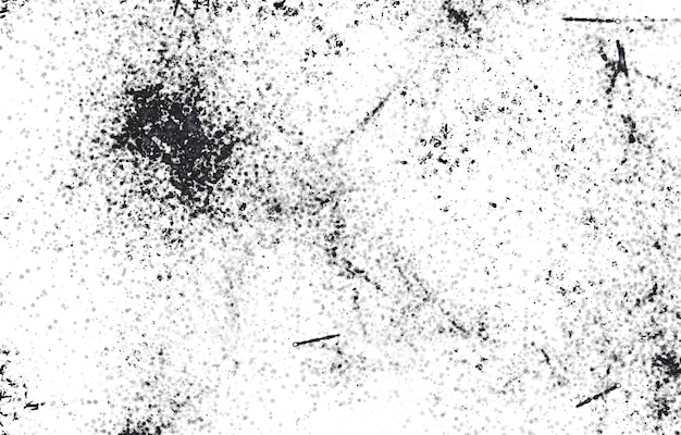 Black and white grunge Distress overlay texture Abstract surface dust and rough dirty wall