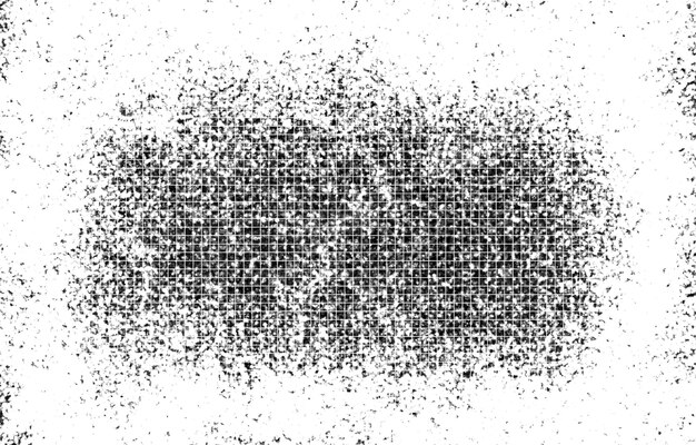 Черно-белый гранж Наложение текстуры бедствия Абстрактная поверхностная пыль и грубая грязная стена