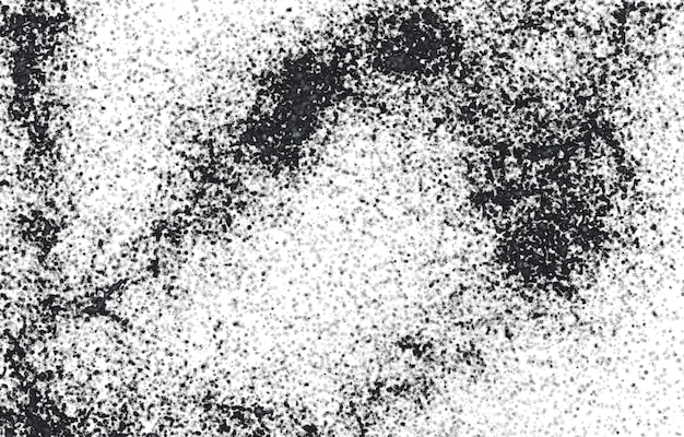 Black and white grunge Distress overlay texture Abstract surface dust