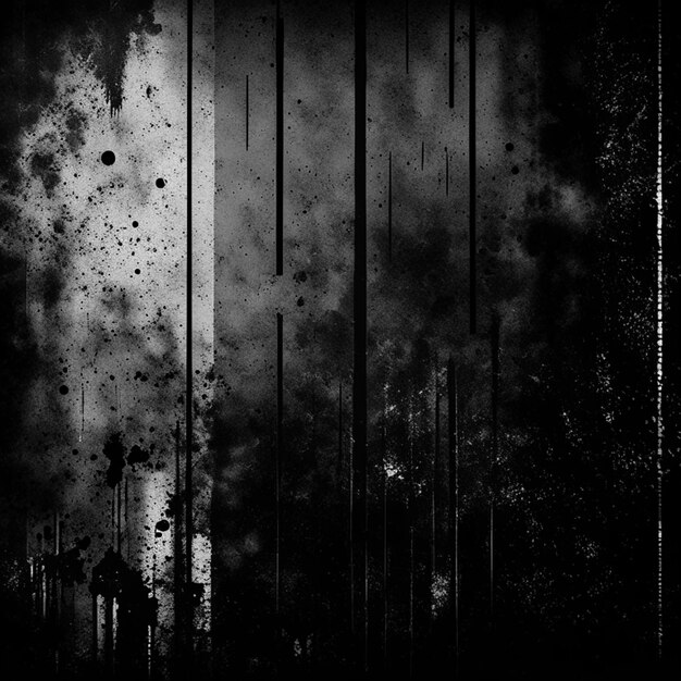 Photo black and white grunge texture or grunge distressed textures or black background with wavy lines