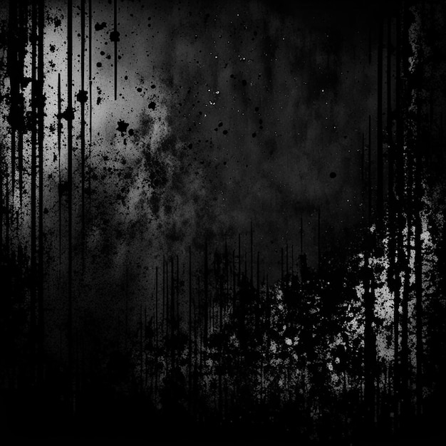 Black and white grunge texture or Grunge distressed textures or black background with wavy lines