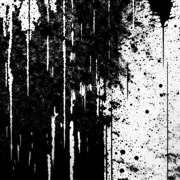 Black and white grunge texture or Grunge distressed textures or black background with wavy lines