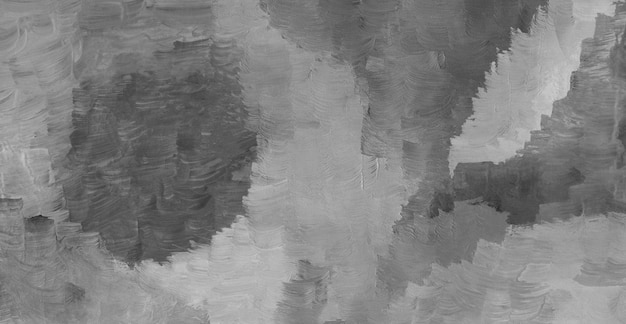 Photo black and white hand drawn gouache abstract texture background