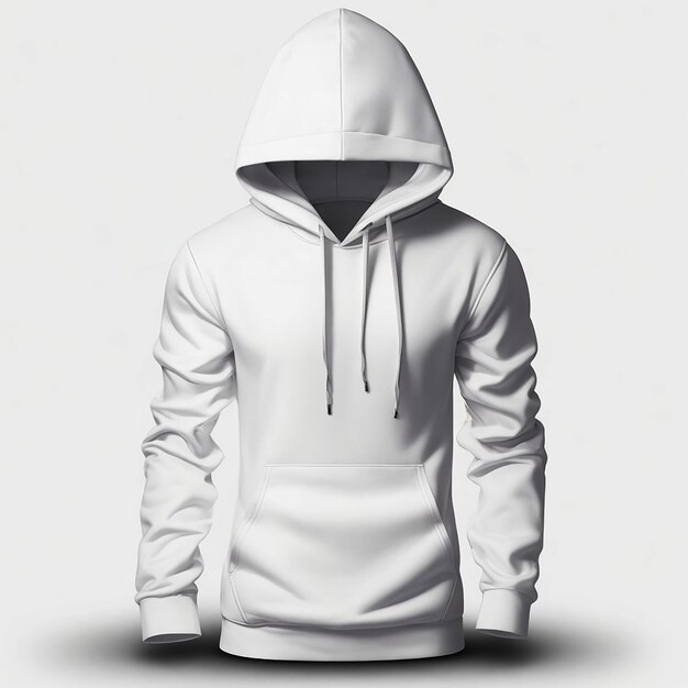 Black and white hoodie with Full body