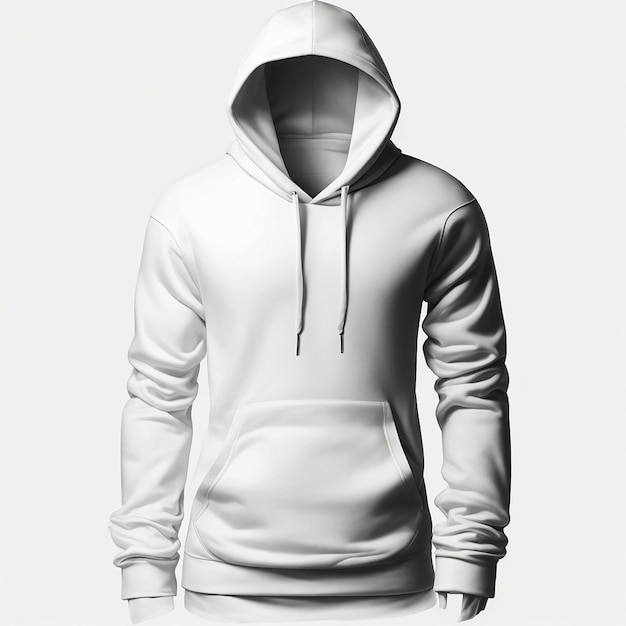 Premium AI Image | Black and white hoodie with Full body