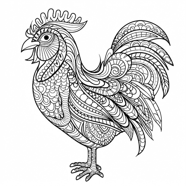 a black and white illustration of a curi coloring page