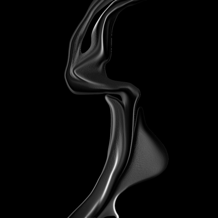 Photo a black and white image of a persons face is shown in the dark