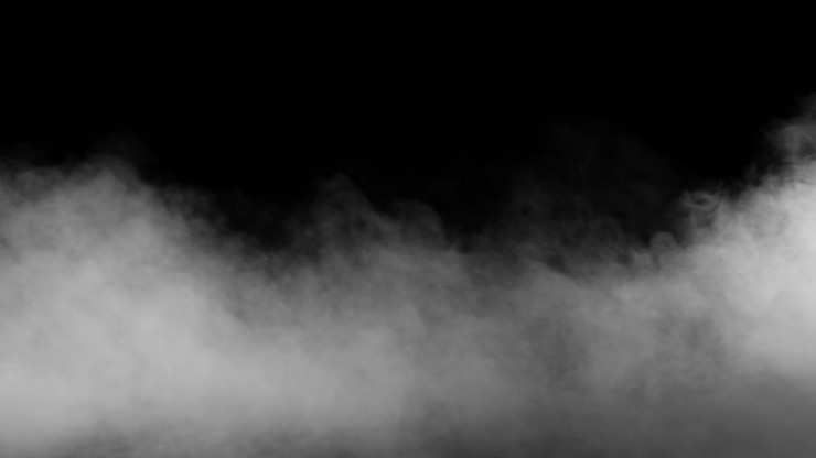 Photo a black and white image of smoke in the air