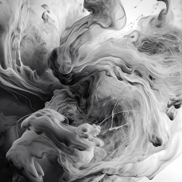 A black and white image of a water droplet with the words " smoke " on it.