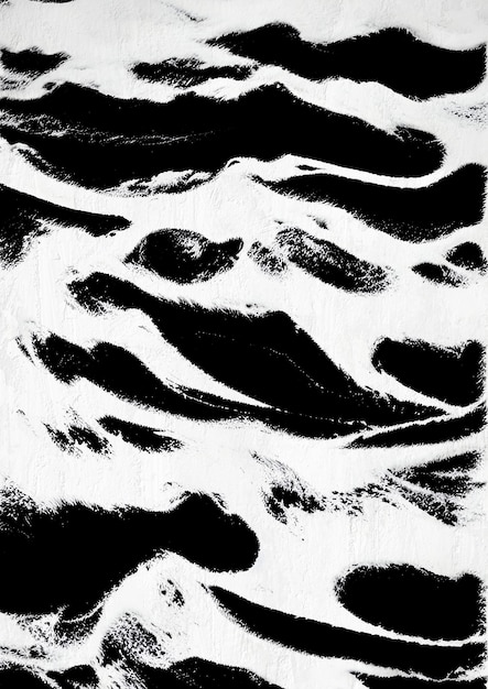 Black and White Ink Abstract Background Painting