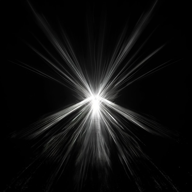 black and white light streaking