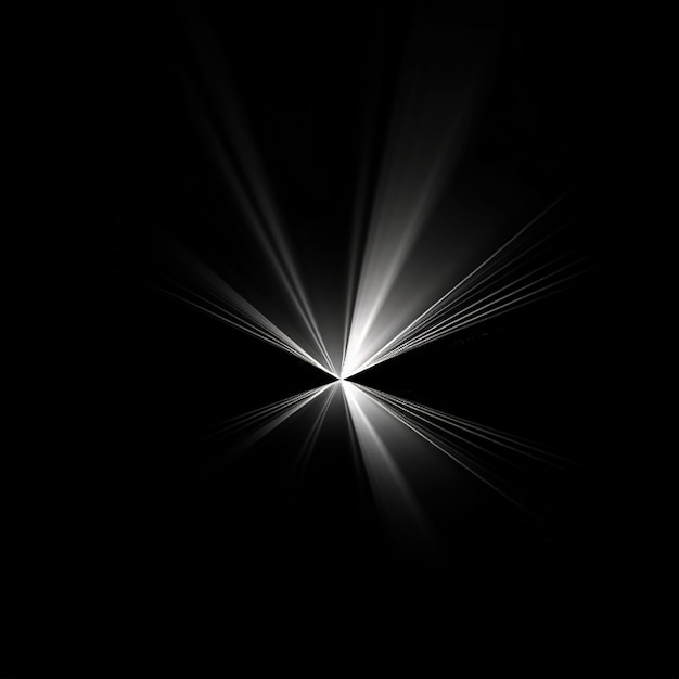 Black and white light streaking