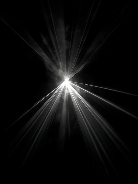 Photo black and white light streaking