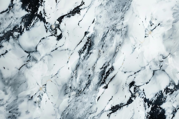 Black and White Marble Texture Background