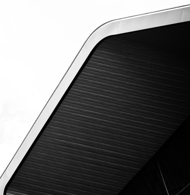 Black and white modern architecture