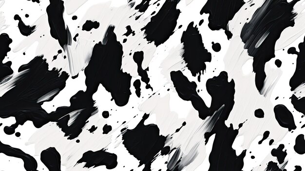 Photo a black and white painting with minimalist detail emphasizing the texture and layers of paint seamless pattern seamless wallpaper