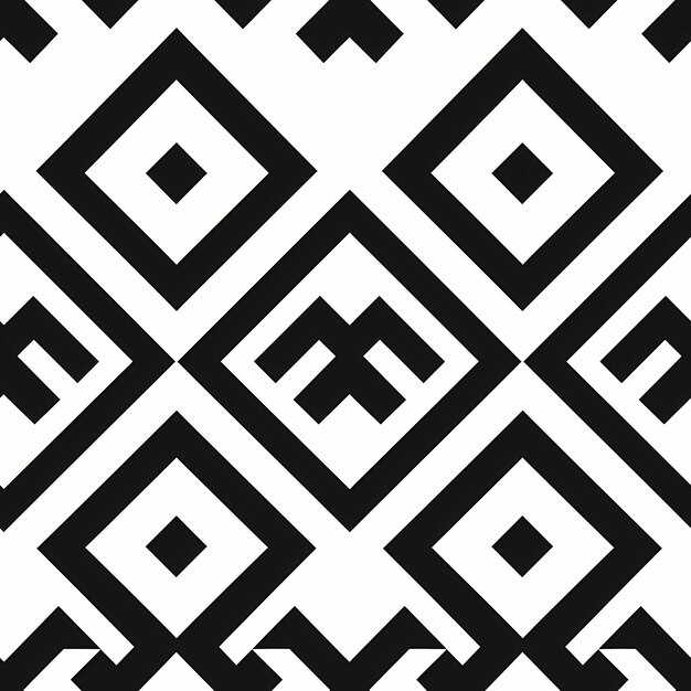 the black and white pattern is from the alphabet.