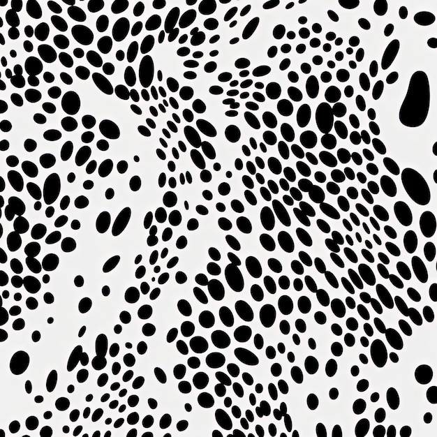 a black and white pattern with a background in the style of irregular organic forms