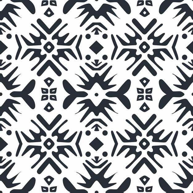 a black and white pattern with a black and white pattern.