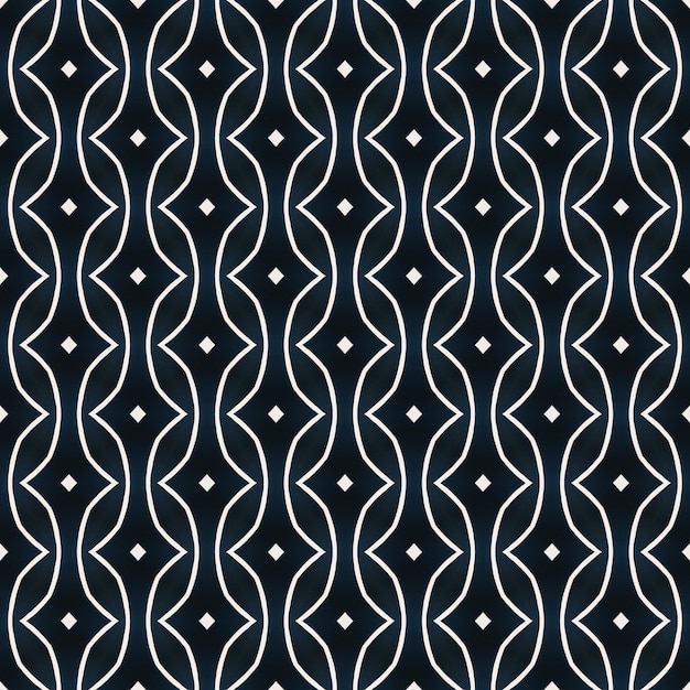 A black and white pattern with a diamond shape.