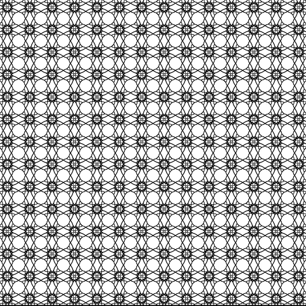 Black and white pattern with a geometric pattern.