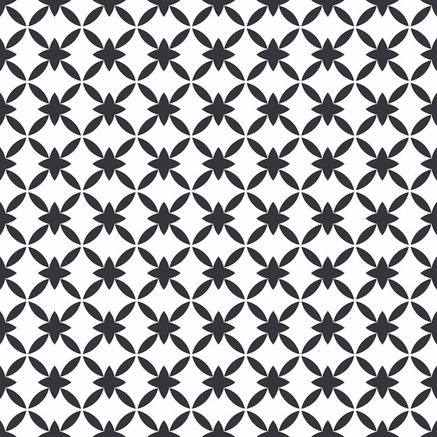 Black and white pattern with the leaves.