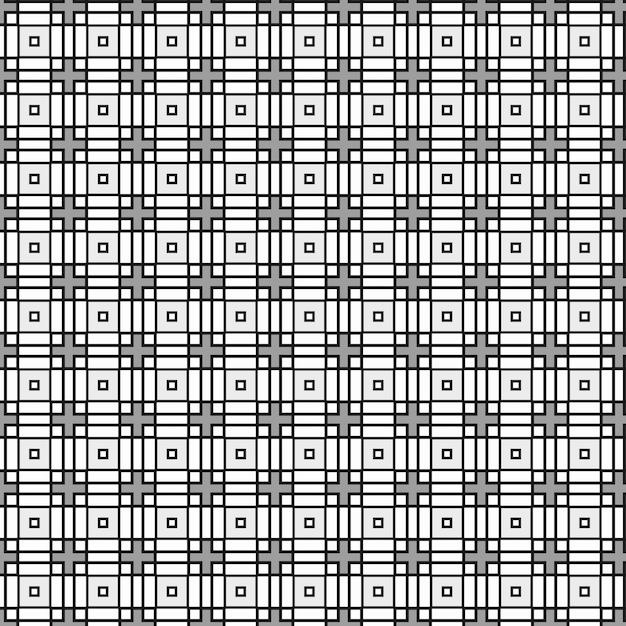 black and white pattern with squares. seamless pattern with squares. black and white pattern. vector illustration. the texture of the fabric.