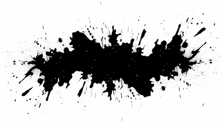 Photo a black and white photo of a black and white abstract background with a black and white ink