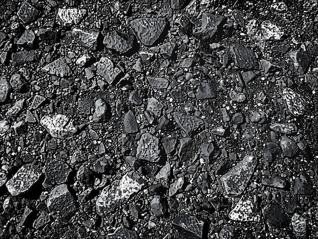 a black and white photo of a black and white rock