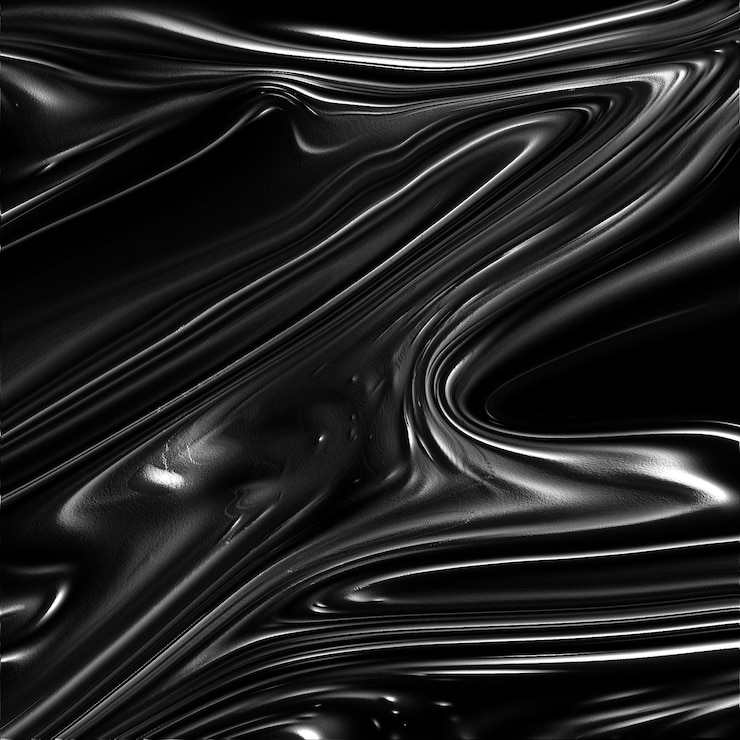 Photo a black and white photo of a black and white surface with the white lines