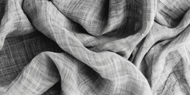 Photo black and white photo of a blanket suitable for various design projects