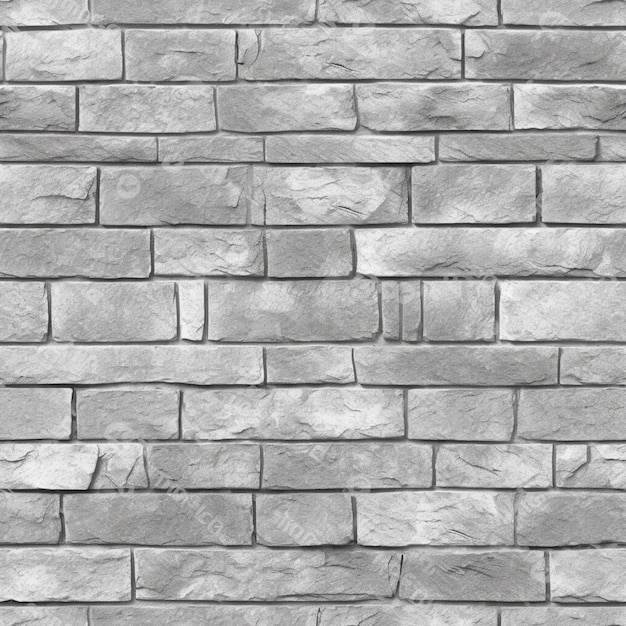 A black and white photo of a brick wall with a fire hydrant generative ai