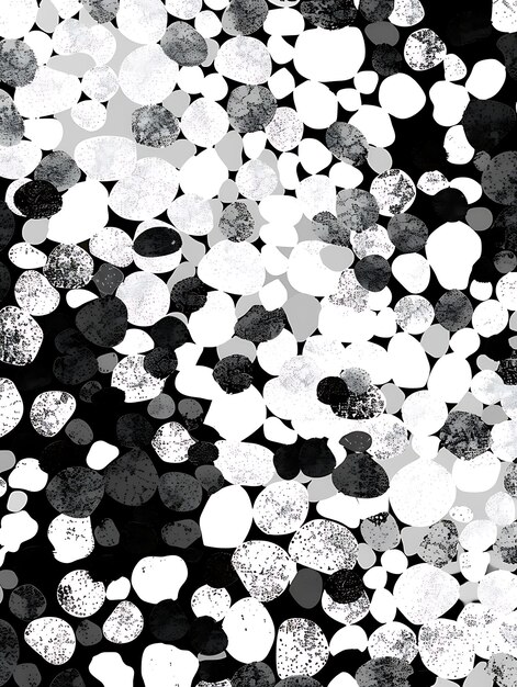 Photo a black and white photo of a bunch of white flowers