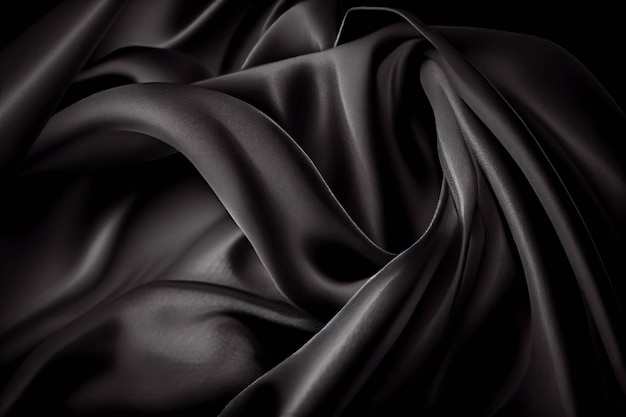 Black and white photo of a cloth generative ai