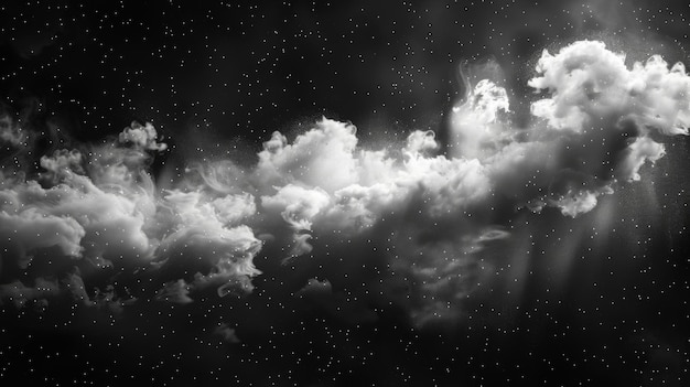 Photo a black and white photo of a cloud with the words  smoke  on it