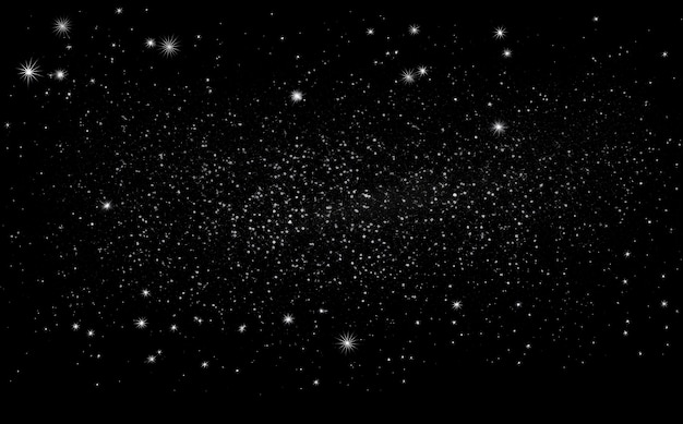 Photo a black and white photo of a cluster of stars generative ai