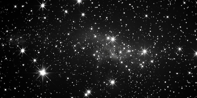 Premium Photo | Black and white photo of a cluster of stars Perfect for ...