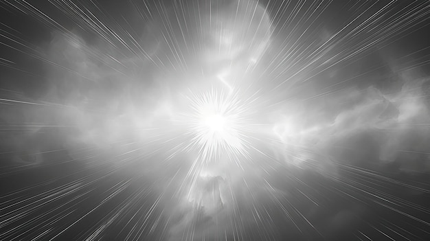 black and white photo of glowing sun light in the style of textured backgrounds