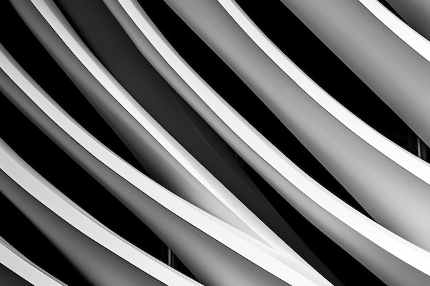 a black and white photo of a metal structure with a black background.