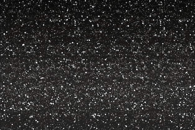 a black and white photo of snow falling