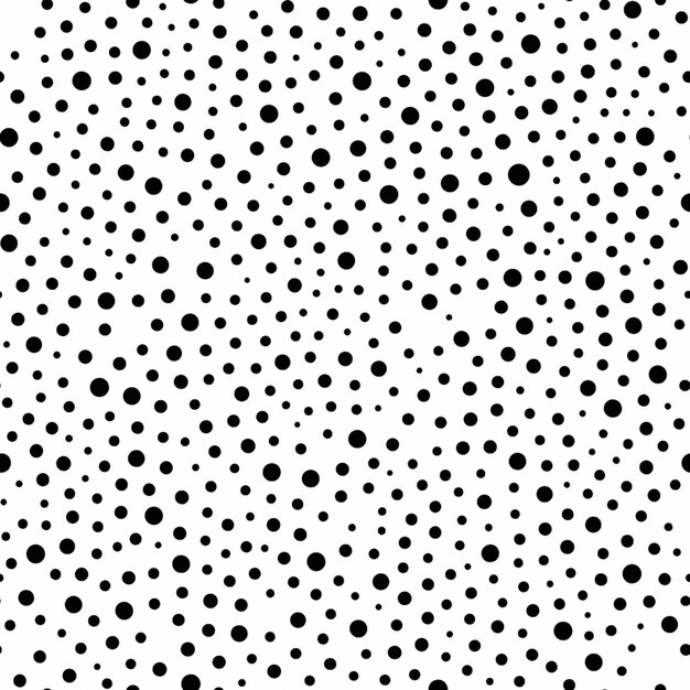 a black and white polka dot pattern is shown on a white background generative ai